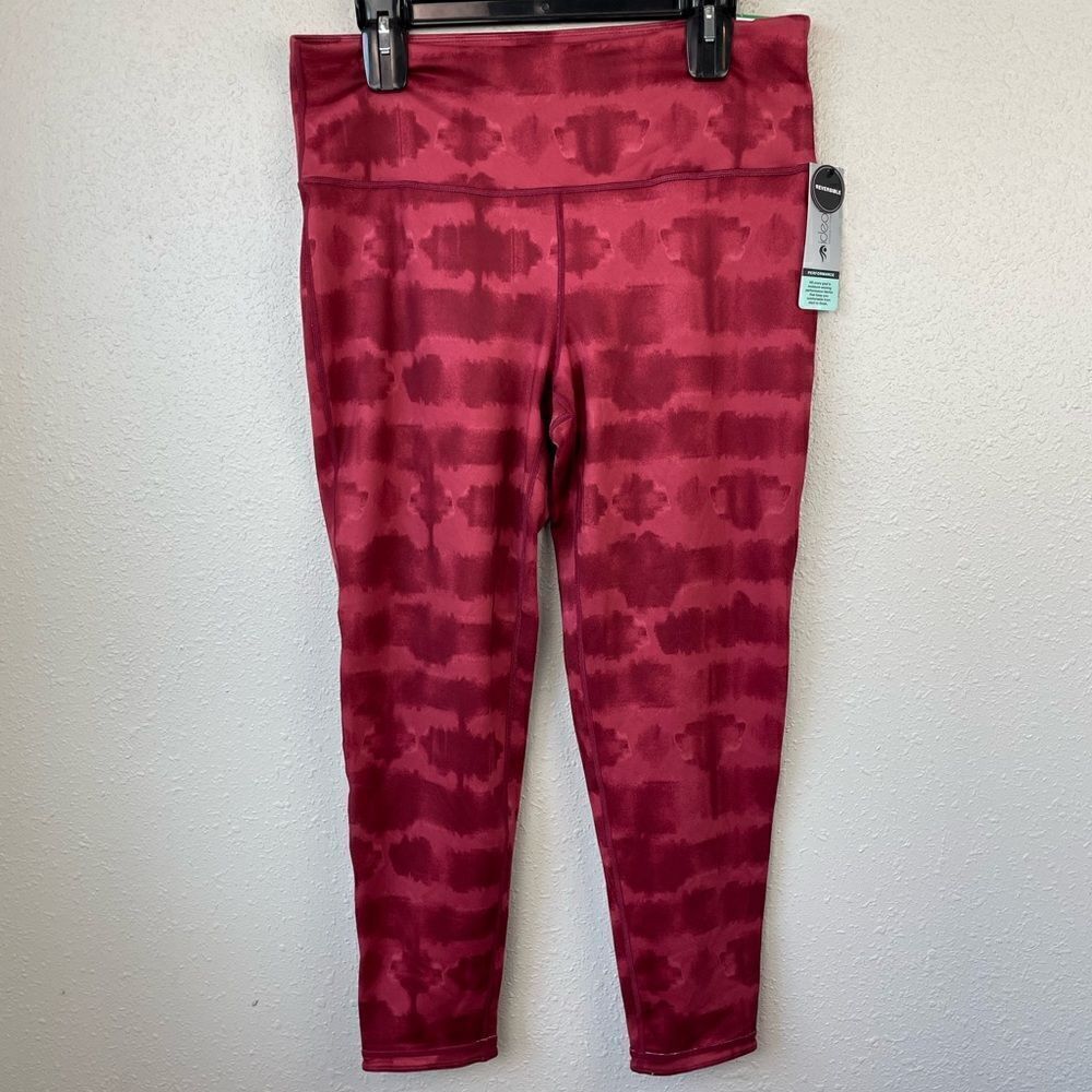 NWT Ideology 7/8 Length Reversible High Waist Leggings Size L